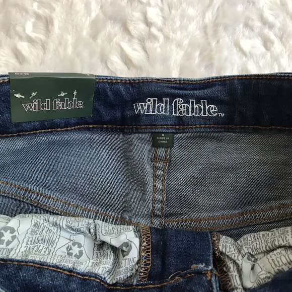 Wild Fable Diamond High Rise Skinny Jeans 8 - Picture 4 of 7